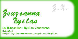 zsuzsanna nyilas business card